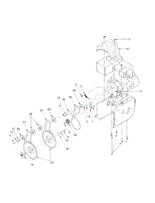 Engine & V-Belts parts for Yard-Man Snow Thrower 31AH553G401 / 2000 from AppliancePartsPros.com