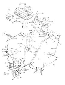 Handle Assembly parts for Yard-Man Snow Thrower 31AH553G401 / 2000 from AppliancePartsPros.com