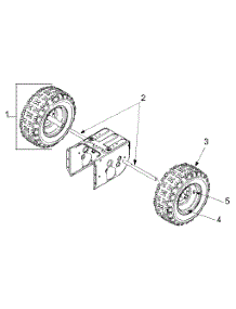 Wheels And Axle parts for Yard-Man Snow Thrower 31AH553G401 / 2001 from AppliancePartsPros.com