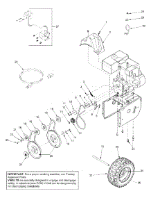 Engine & Belts parts for Yard-Man Snow Thrower 31AH5Q3G401 / 2002 from AppliancePartsPros.com