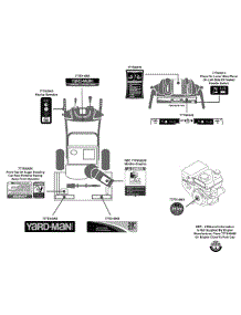 Label Map 31Ah65lg701 parts for Yard-Man Snow Thrower 31AH65LG701 / 2010 from AppliancePartsPros.com