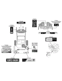 Label Map 31Ah65lg701 parts for Yard-Man Snow Thrower 31AH65LG701 / 2011 from AppliancePartsPros.com