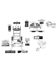 Label Map 31Ah65lg701 parts for Yard-Man Snow Thrower 31AH65LG701 / 2013 from AppliancePartsPros.com