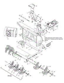 General Assembly parts for Yard-Man Snow Thrower 31AH6LLH801 / 2005-2 from AppliancePartsPros.com