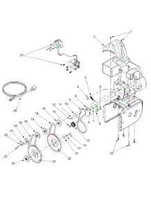 Engine And V-Belts parts for Yard-Man Snow Thrower 31AH763G401 / 2000 from AppliancePartsPros.com
