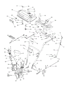 Handle Assembly parts for Yard-Man Snow Thrower 31AH763G401 / 2000 from AppliancePartsPros.com