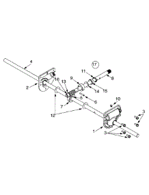 Spiral Axle Assembly parts for Yard-Man Snow Thrower 31AH763G401 / 2001 from AppliancePartsPros.com