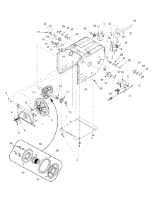 Frame parts for Yard-Man Snow Thrower 31AH7L3G701 / 2005 from AppliancePartsPros.com