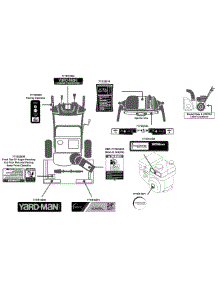 Label Map 31Am63ke701 parts for Yard-Man Snow Thrower 31AM63KE701 / 2012 from AppliancePartsPros.com