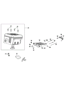 265-Ju-11 Muffler parts for Yard-Man Snow Thrower 31AS2S1E701 / 2011 from AppliancePartsPros.com