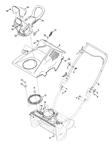 Shroud, Chute & Handle parts for Yard-Man Snow Thrower 31AS2S1E701 / 2011 from AppliancePartsPros.com