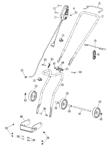 Handle Assy parts for Yard-Man Snow Thrower 31B-040-701 / 2009 from AppliancePartsPros.com