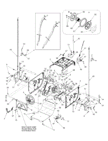Frame parts for Yard-Man Snow Thrower 31BH5C3F401 / 2004 from AppliancePartsPros.com