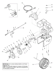 Engine & Belts parts for Yard-Man Snow Thrower 31BH5Q3G401 / 2003 from AppliancePartsPros.com