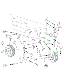 Wheels parts for Yard-Man Z-Series 17AA554G755 / 2006 from AppliancePartsPros.com