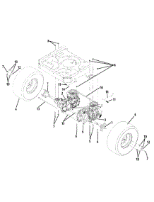 Rear Drive & Wheels parts for Yard-Man Z-Series 17AC2ACG055 / 2010 from AppliancePartsPros.com