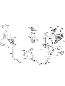 Pump Assembly parts for Bosch Dishwasher SHE3AR72UC/08 from AppliancePartsPros.com