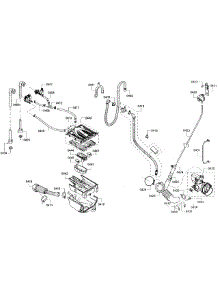 Pump  /  Dispenser parts for Bosch Washer WFVC5400UC/26 from AppliancePartsPros.com