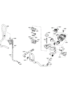 Pump Assembly parts for Bosch Dishwasher SHE3AR75UC/08 from AppliancePartsPros.com