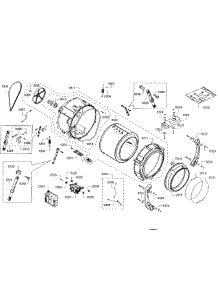 Tub Assembly parts for Bosch Washer WFVC5400UC/23 from AppliancePartsPros.com