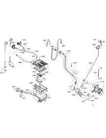 Pump  /  Dispenser parts for Bosch Washer WFVC5400UC/23 from AppliancePartsPros.com