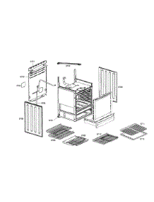 Side Panels  /  Racks parts for Bosch Range HDS7062U/01 from AppliancePartsPros.com