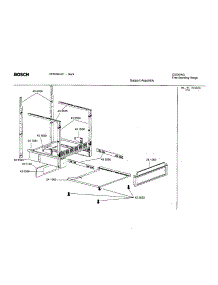 Support Assembly parts for Bosch Range HES236U/01 from AppliancePartsPros.com