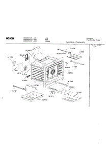 Oven Cavity Components parts for Bosch Range HGS235UC/01 from AppliancePartsPros.com