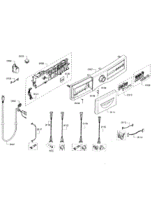 Control Panel parts for Bosch Washer WFVC5400UC/24 from AppliancePartsPros.com