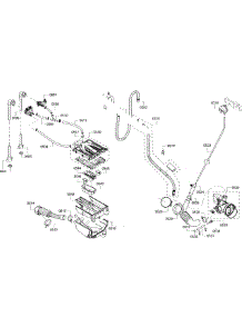 Pump  /  Dispenser parts for Bosch Washer WFVC5400UC/29 from AppliancePartsPros.com