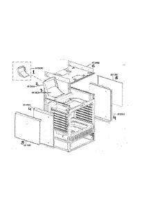 Range Frame Asy parts for Bosch Range HGS446UC/01 from AppliancePartsPros.com