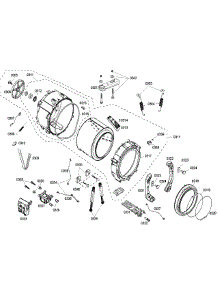 Drum parts for Bosch Washer WFMC6401UC/06 from AppliancePartsPros.com