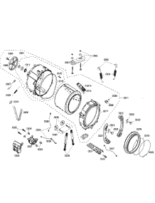 Drum parts for Bosch Washer WFMC6401UC/04 from AppliancePartsPros.com