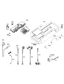 Control Panel parts for Bosch Washer WFMC6401UC/07 from AppliancePartsPros.com