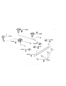Manifold Asy parts for Bosch Range HGS256UC/01 from AppliancePartsPros.com