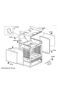 Range Frame Asy parts for Bosch Range HGS256UC/01 from AppliancePartsPros.com