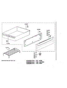 Warming Drawer parts for Bosch Range HGS256UC/01 from AppliancePartsPros.com