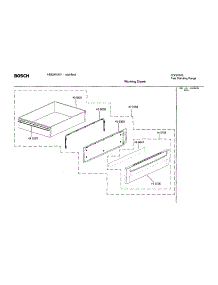 Warming Drawer parts for Bosch Range HES245U/01 from AppliancePartsPros.com