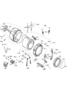 Drum parts for Bosch Washer WFMC6401UC/03 from AppliancePartsPros.com