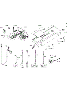 Control Panel parts for Bosch Washer WFMC220RUC/16 from AppliancePartsPros.com