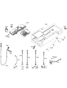 Control Panel parts for Bosch Washer WFMC220RUC/15 from AppliancePartsPros.com