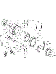 Drum parts for Bosch Washer WFMC220RUC/15 from AppliancePartsPros.com