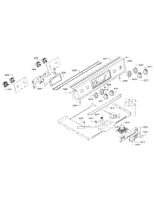 Control Panel parts for Bosch Range HEIP054U/02 from AppliancePartsPros.com