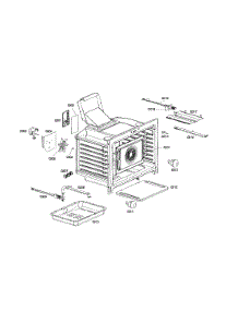 Oven Cabinet parts for Bosch Range HGS445UC/01 from AppliancePartsPros.com