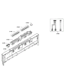 Control Panel parts for Bosch Dishwasher SGX68U55UC/A5 from AppliancePartsPros.com