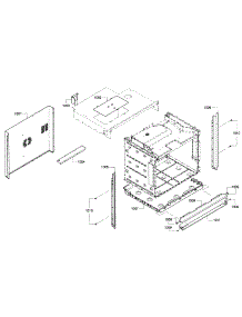 Frame parts for Bosch Wall Oven HBL5720UC/08 from AppliancePartsPros.com