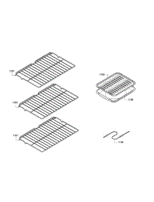 Rack parts for Bosch Wall Oven HBL5720UC/08 from AppliancePartsPros.com