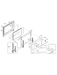 Door parts for Bosch Wall Oven HBLP651UC/01 from AppliancePartsPros.com