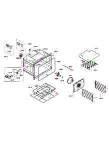 Oven Assembly parts for Bosch Wall Oven HBL5720UC/02 from AppliancePartsPros.com