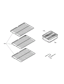 Oven Shelvs parts for Bosch Wall Oven HBL5720UC/02 from AppliancePartsPros.com